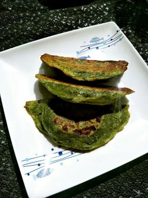 绿茵茵的韭菜盒子