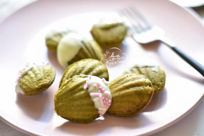 恋上白巧抹茶玛德琳