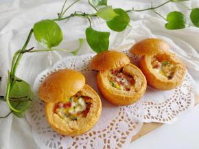 吃惯了甜面包，这个咸味的面包吃起来真不