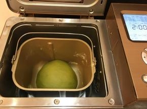 10.	30分钟后面团发酵至原来的2倍大左右。