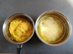 全部的菠萝汁都分离出来了，菠萝汁可以当饮料喝，不要倒掉