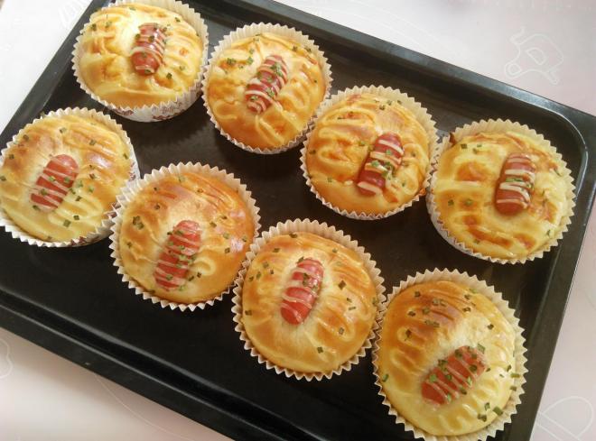 迷你热狗小面包