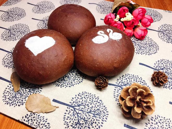 奶酪可可软欧包