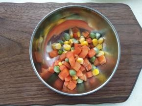 12.	盛入碗里