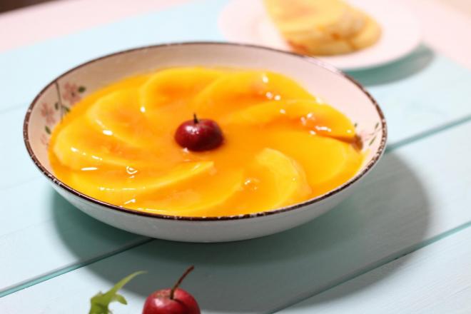 香甜的橙汁木瓜