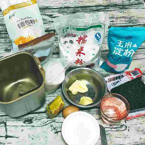 准备好制作软欧所有材料