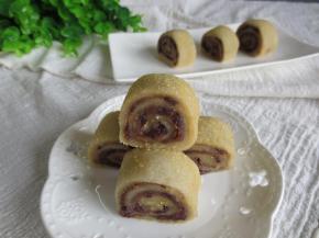 自己做的驴打滚，红豆沙多多的，超级好吃