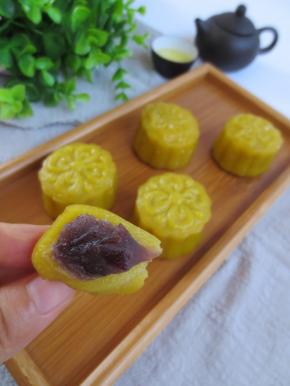 Q弹的南瓜糯米糍，一口咬下去，满心欢喜