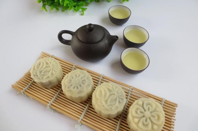 白玉饼皮月饼