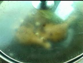 盖上锅盖，大火烧开后转小火，炖一小时