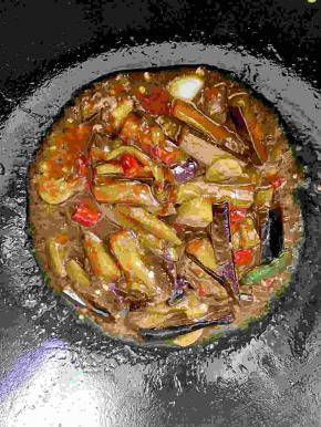 大火收汁尝味离锅