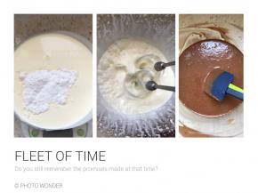 淡奶油110g加入15克糖粉，打发至3-5分发，就是糖粉融进去后稍微打发一下，还有流动性，奶油变厚一点就停，加糖量根据你的巧克力含糖量和你喜甜程度。和巧克力糊混匀。