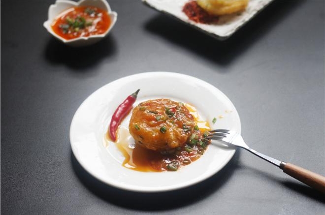 鱼香茄饼