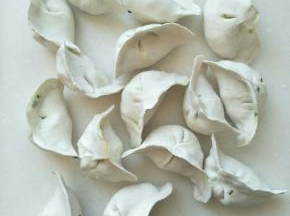 冰箱里的冻饺子。