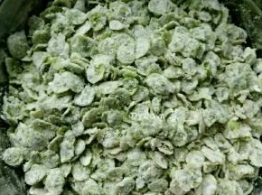 蒸锅放上纱布或者硅胶垫，把沾满面粉的榆钱倒在上面，大火烧开十分钟就关火。时间不能太久否则榆钱会发黄！