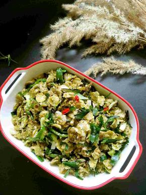 榆钱要一定要配韭菜才好吃，