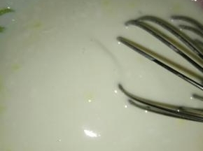 发酵时间，做麻薯，所有材料，拌匀，