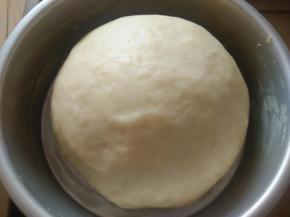 放烤箱（内放一碗热水）发酵至两倍大；