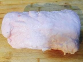 去菜市场买猪板油，不是肥肉哦。