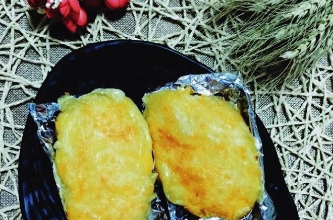 芝士焗红薯