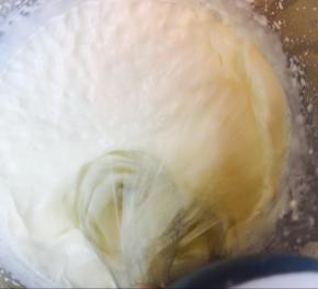 打蛋器高速搅打一分钟，稍微浓稠一点点即可