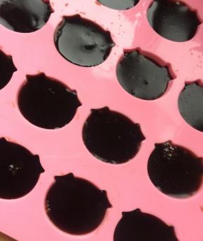 装入喜欢的模具中，凉透后，再放冰箱冷藏，一两个小时