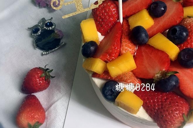 水果裸蛋糕