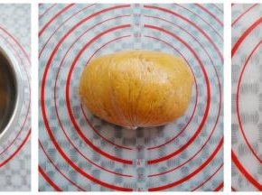 面团混合到没有明显干粉，分2个面团，取40克面团加入5克可可粉揉均匀，分别装入保鲜袋，冰箱冷冻30分钟（或者冷藏一小时左右）