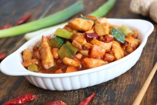 好吃的宫保鸡丁哦！