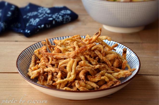 椒盐味干炸杏鲍菇