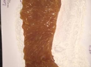 放到面粉中