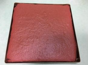 烘烤结束后取出。