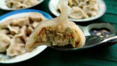 煮熟的饺子吃起来喽