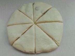 发酵好的面团，按压一下