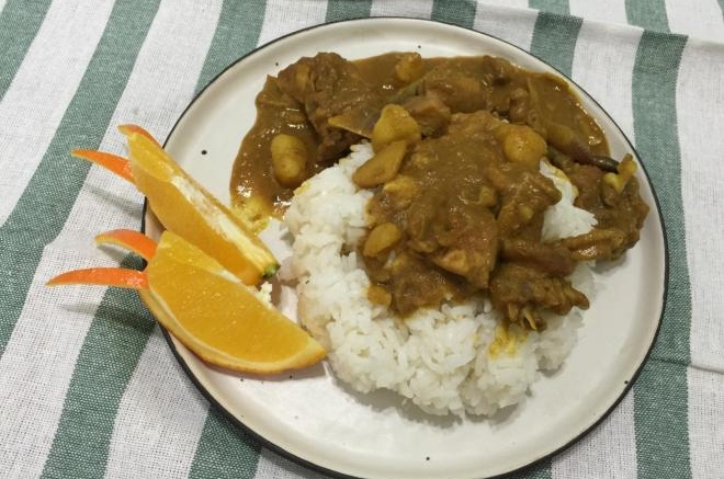 咖喱鸡饭
