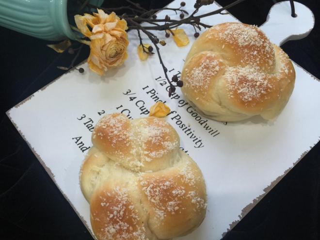 蔓越莓花环面包