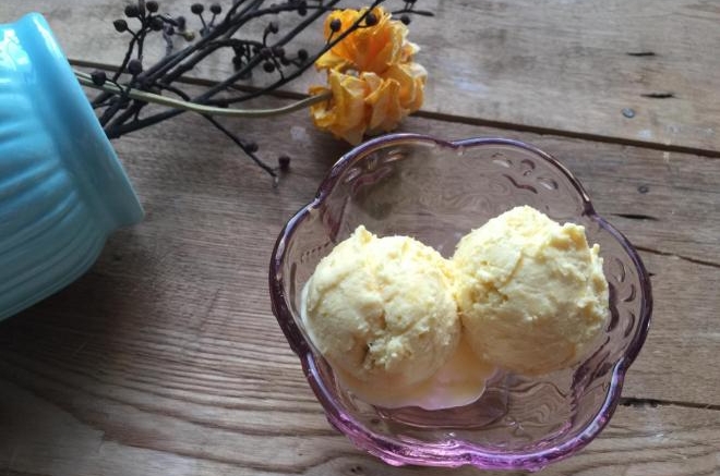 芒果奶味冰淇淋