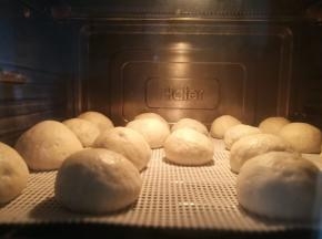 放入烤箱底层，蒸汽功能100度，20分钟停止，闷十分钟出炉。