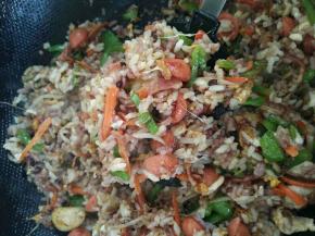 开始拉丝，关火。盛出。