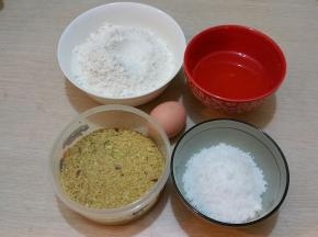 准备所有材料(开心果碎忘记拍了）