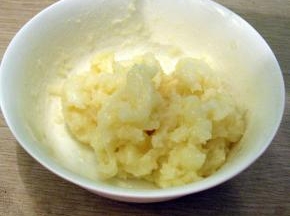 蒸好后搅拌降温