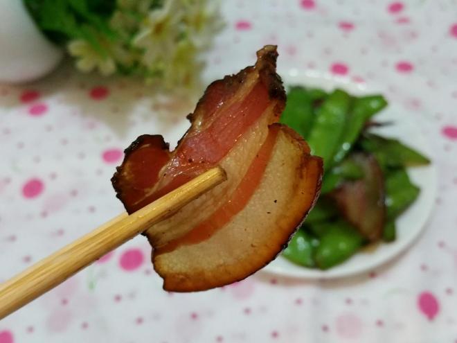 腊肉炒荷兰豆