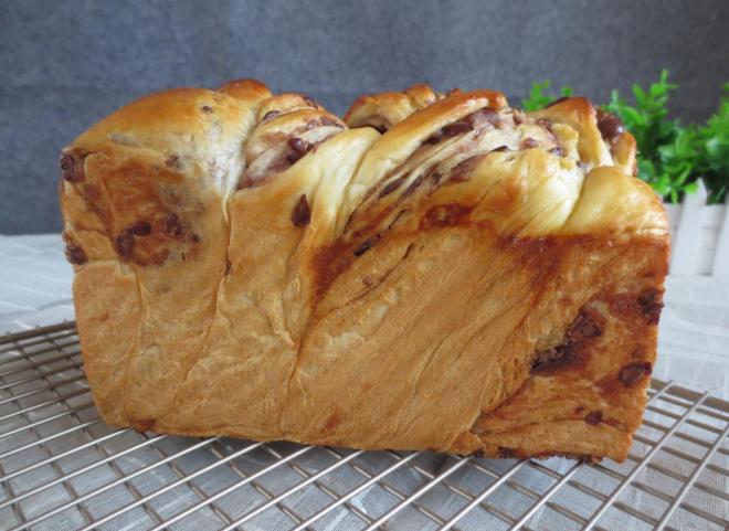 大理石纹红豆沙吐司