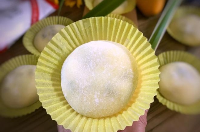 Q弹软糯、冰凉爽滑的奥利奥芒果雪媚娘