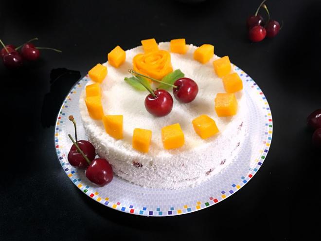 口感细腻，好吃不怕胖的米蛋糕