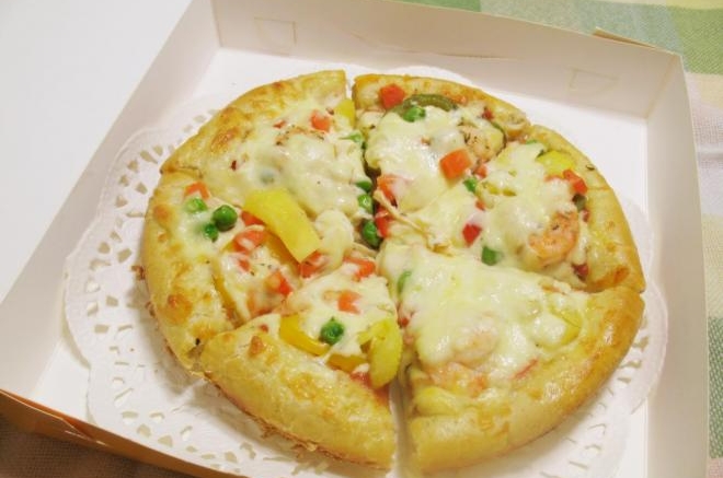 鲜虾菠萝披萨
