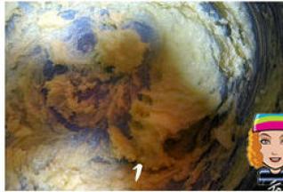 黄油室温软化，加入白糖拌匀，用电动打蛋器打至体积变大，颜色变浅，呈羽毛状；