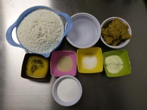 准备好所有原料