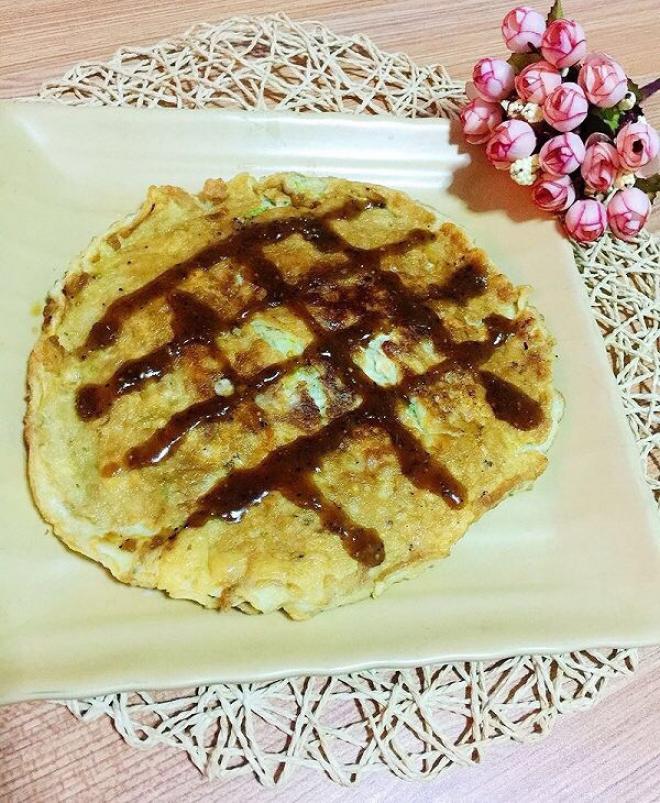 不颠锅的鸡蛋饼