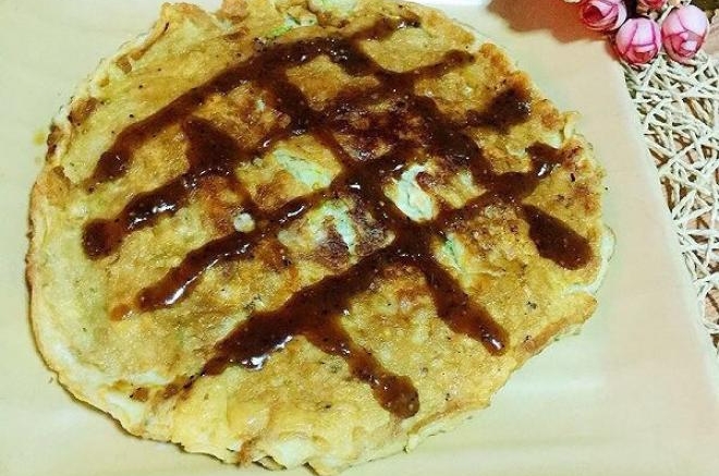 不颠锅的鸡蛋饼